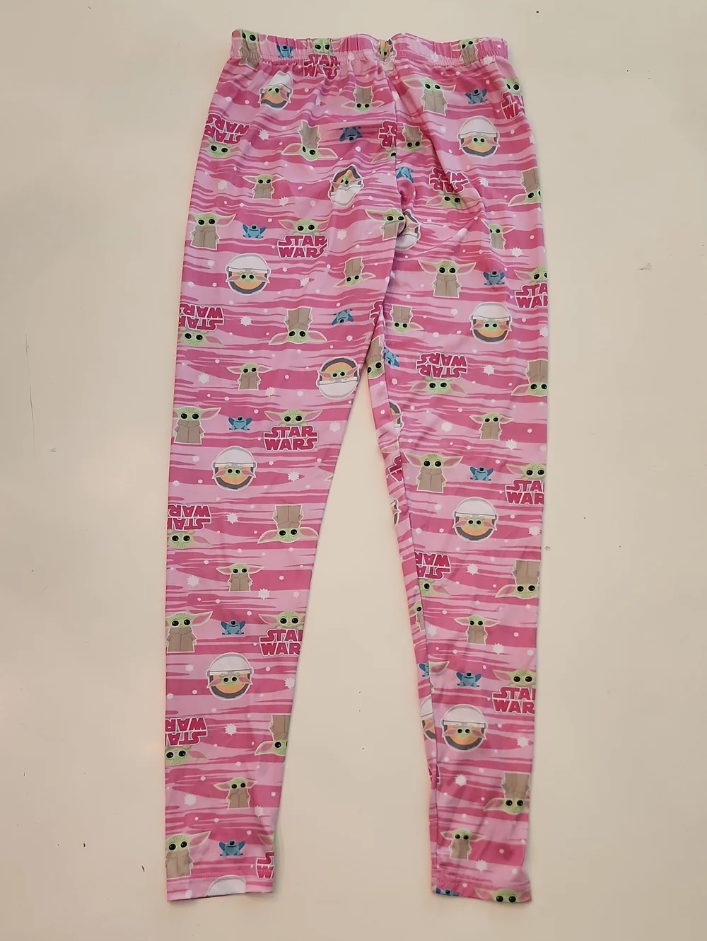 Star Wars X Cuddl Duds Yoda Grogu Pink Pajama Pants Size 10 12